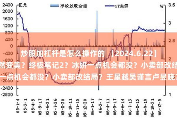 炒股加杠杆是怎么操作的 【2024.6.22】热巴不降片酬？赵露思突然变美？终极笔记2？冰妍一点机会都没？小卖部改结局？王星越吴谨言卢昱晓？